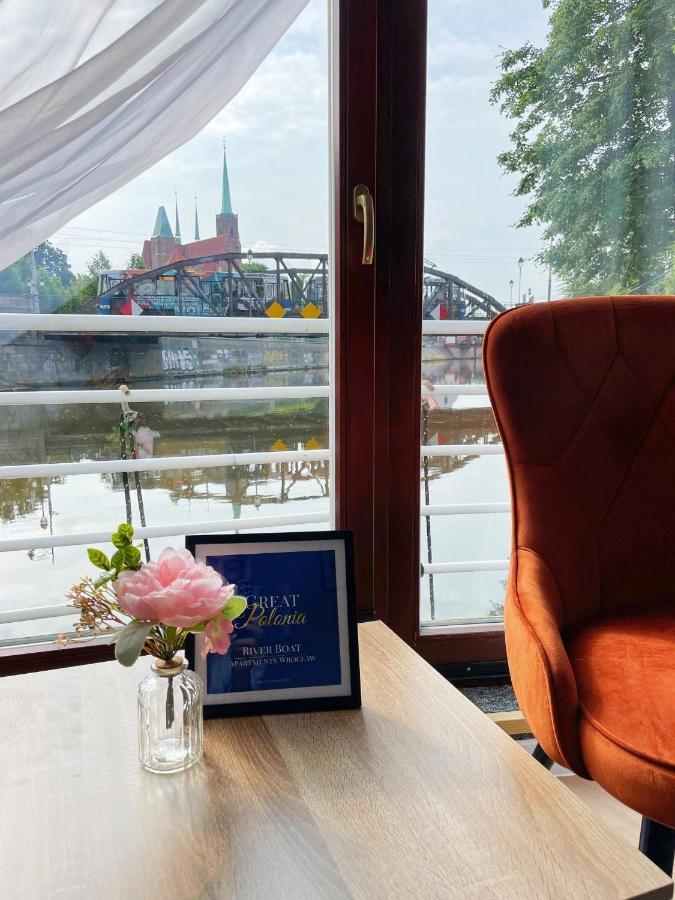 Great Polonia River Boat Apartments Wrocław Exterior foto