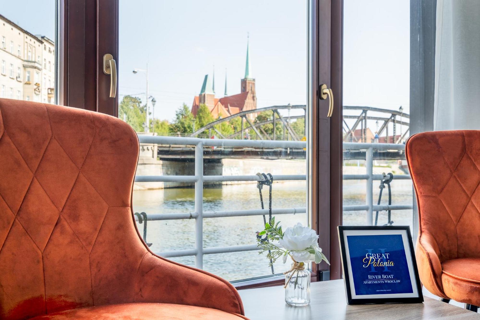 Great Polonia River Boat Apartments Wrocław Exterior foto